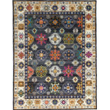 Gray Hand-Knotted Wool Floral Constellation Classic Traditional Modern Contemporary Carpet Rug