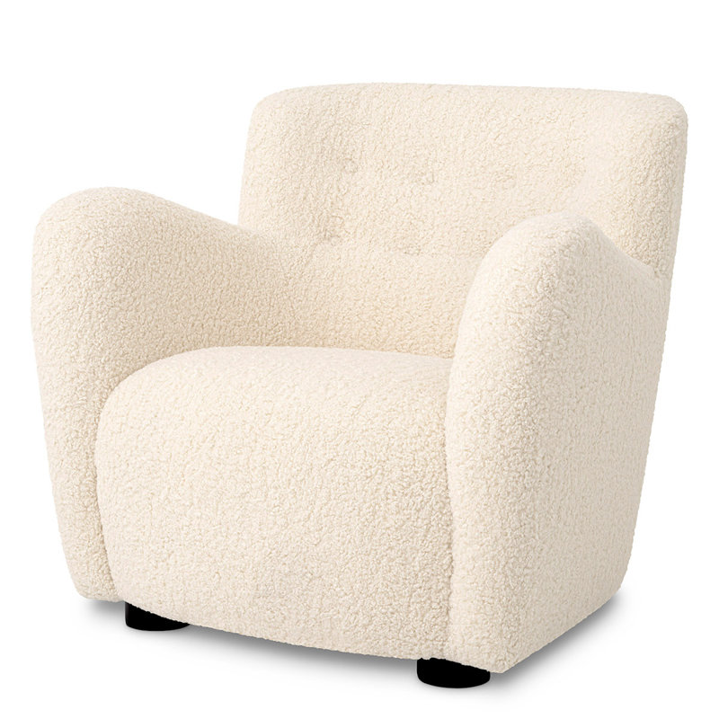 Bixby Armchair, Faux Shearling Polyester