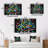 Color Coding Circular Geometry On Black " Color Coding Circular Geometry On Black " 3 - Pieces-93344935