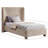 Hridhaan Upholstered Unfinished Wingback Bed-89228077-89228078