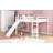 Loft Bed with Slide, Multifunctional Design, Full (White)