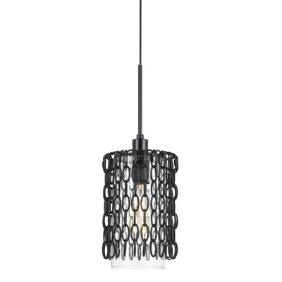 Luminaire suspendu à cylindre simple 1 lumières Condron