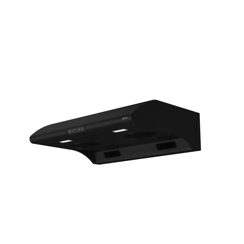 Zephyr Typhoon 30 in. 850 CFM Under Cabinet Mount Range Hood with LED Light, Black