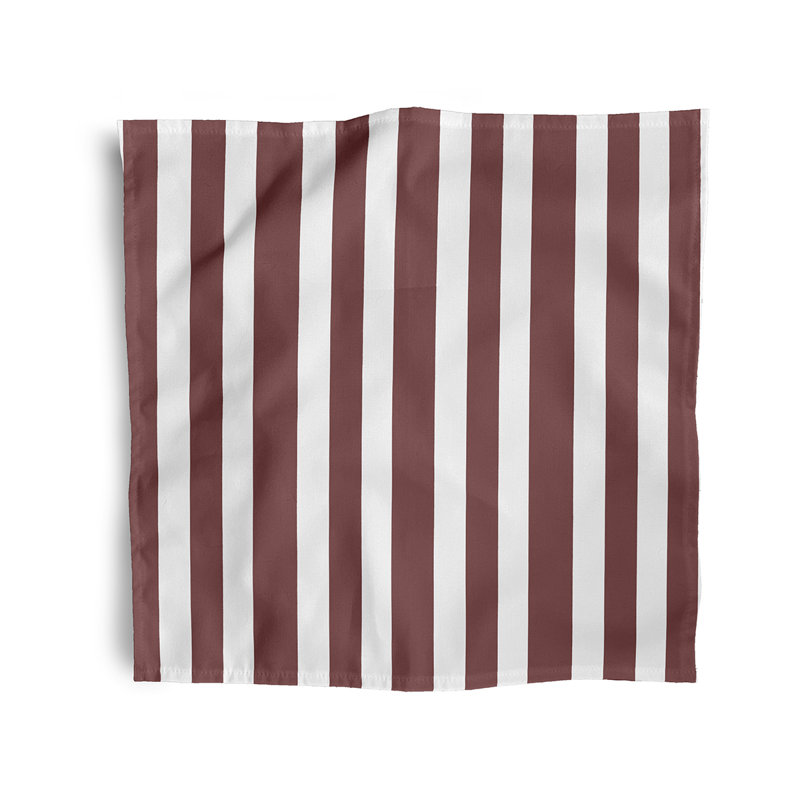 Ensemble de serviettes 4 pièces Caymen, L 18 po x L 18 po, Acajou