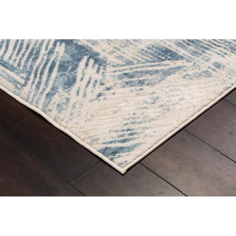 Tapis bleu Garzon, Tapis de couloir : 2 pi 2 po x 7 pi 7 po