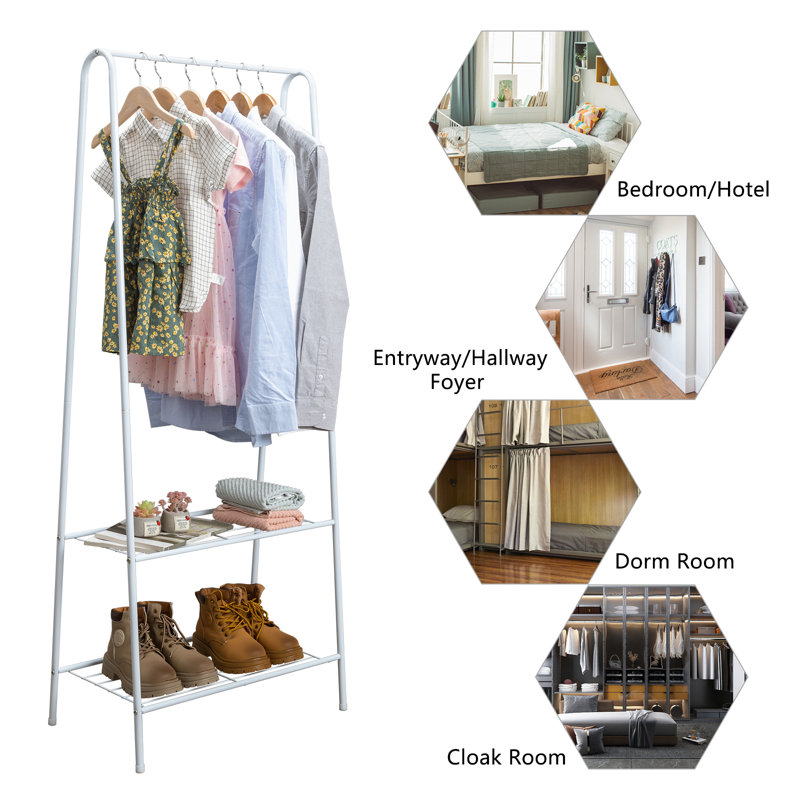 Meloon 23.62'' Metal Closet System