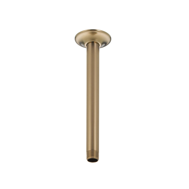 Universal Showering Components Shower Arm and Flange, Brilliance Champagne Bronze