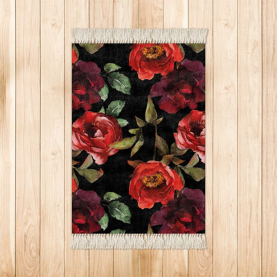 Aneel Floral 128cm X 290cm Area Rug