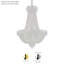 Camelot 22 Light 24in x 36in Pendant in Silver with Clear Optic Crystals-1626872015