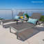 Chaise longue Cape Coral Kd Gry (Mp2) (ensemble de 2)-75140446