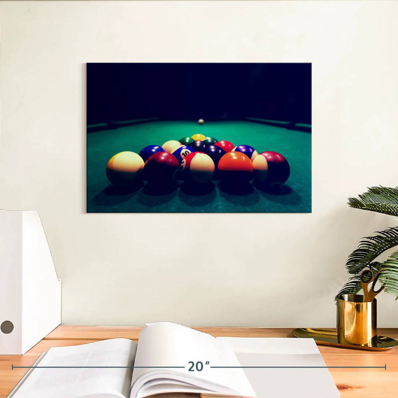 Senne Billiard Balls, 8" H x 12" W