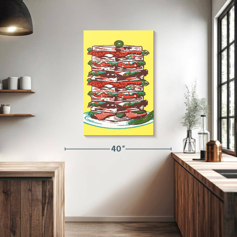 Yarlin Sandwich Tower, 39" H x 26" W