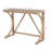 Counter Height Set MDF 3 Pieces Natural - Foldable table design for space-saving versatility