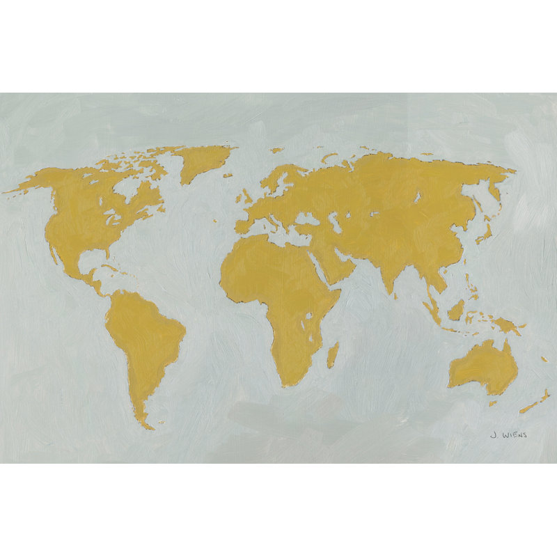 Golden World Crop, H 8 po x l 12 po, Non, Toile encadrée noire