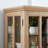 Antique Style Display Case With Adjustable Shelves And Storage Solution Charming Shelf Interior Enhancement Feature