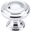 Dome 1 1/8" Diameter Round Knob-1070598108
