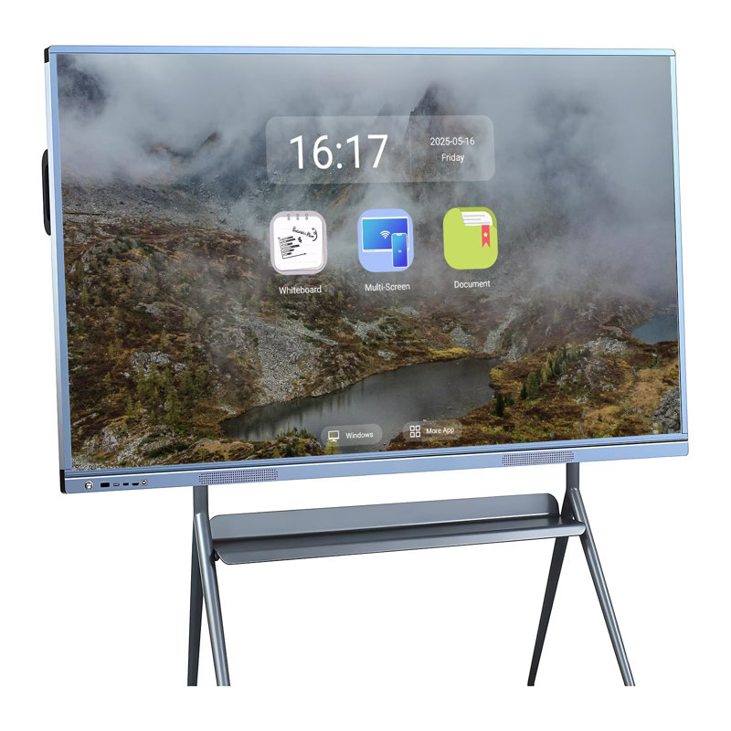 JYXCN 4K UHD Smart Board 55", Touch Screen Digital Electronic Calendar All-In-One Smartboard Interactive Whiteboard Android & Windows OS(Include Wall Mount)
