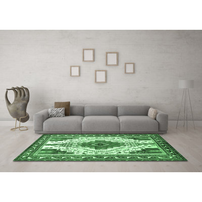 Tapis traditionnel vert émeraude 643