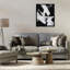 «Curved Chaotic Brushstrokes», art mural encadré flottant par Susan Jill-157864491-157864485