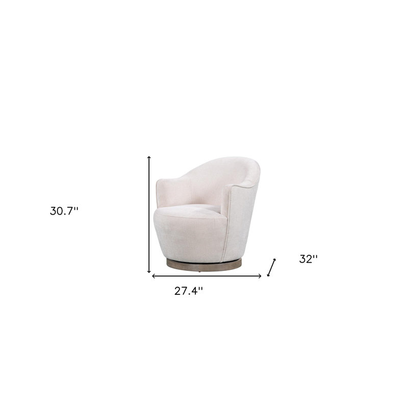 Fauteuil demi-tonneau 27 po