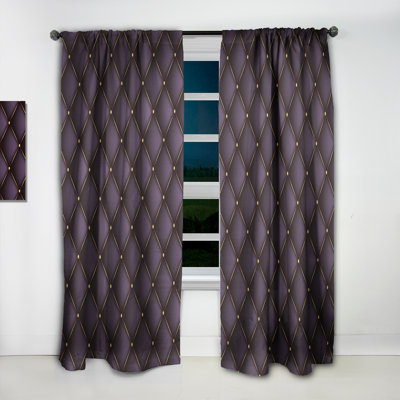 Colour Retro Paint mark - Abstract Vintage Blackout Curtain Single Panel