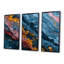 Deep Blue Ocean Sunshine - ensemble d'impression d'art mural en marbre-1602919234-1602919239