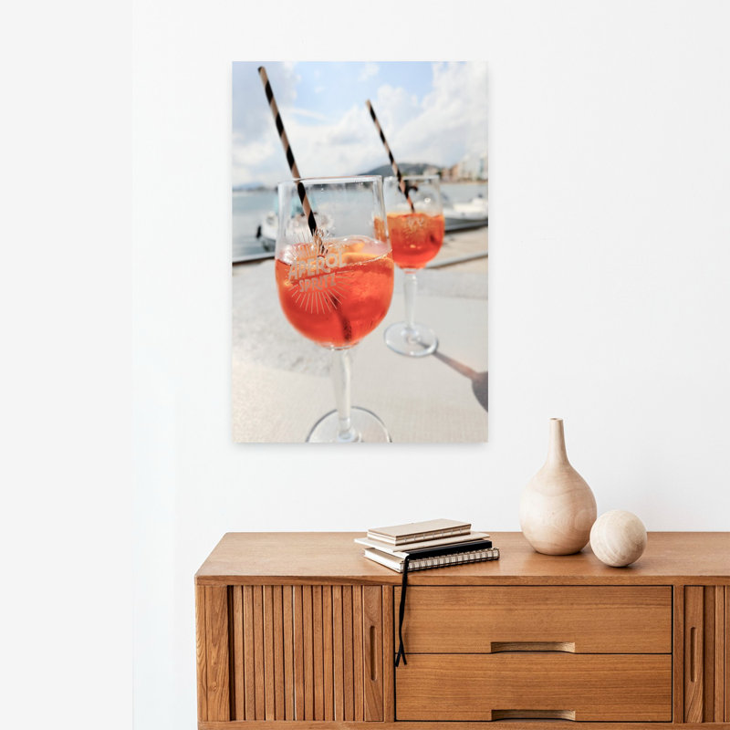 Art mural contemporain Sundowner, H 24 po x l 16 po