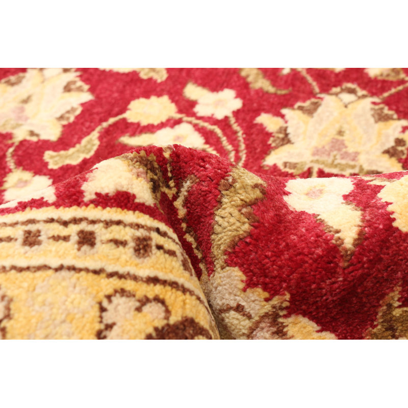 Tapis rouge Peshawar Oushak 3 pi 1 po x 5 pi 3 po