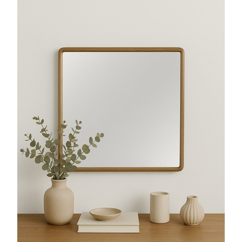 Petit miroir - café au lait, Marron clair