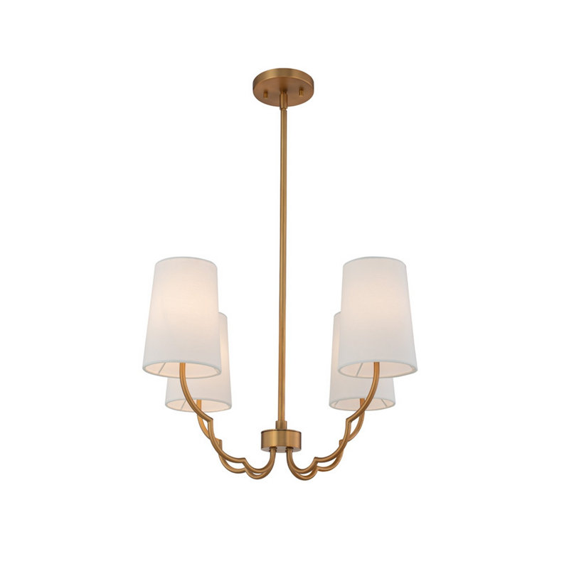 Nouveau lustre Sophia 4 LT Kalco, Or
