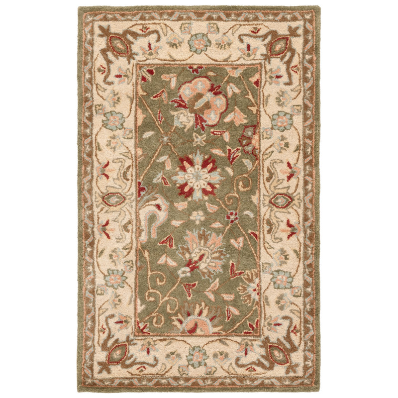 Dunbar Hand Tufted Wool Oriental Rug, Rectangle 6' x 9'