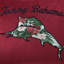 Tommy Bahama Holiday Marlin Red Throw Pillow