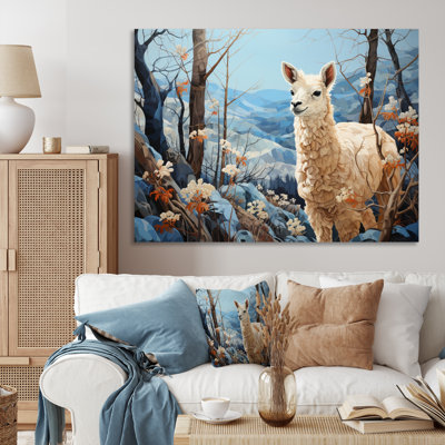 Alpaca Blue Landscape I " Alpaca Blue Landscape I "