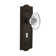 Meadows Plate with Decorative Keyhole and Oval Fluted Crystal Door Knob