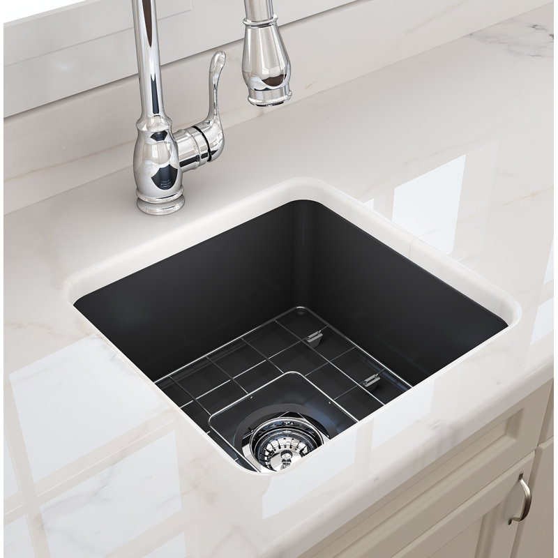 18'' L Kitchen Sink, Matte Dark Gray