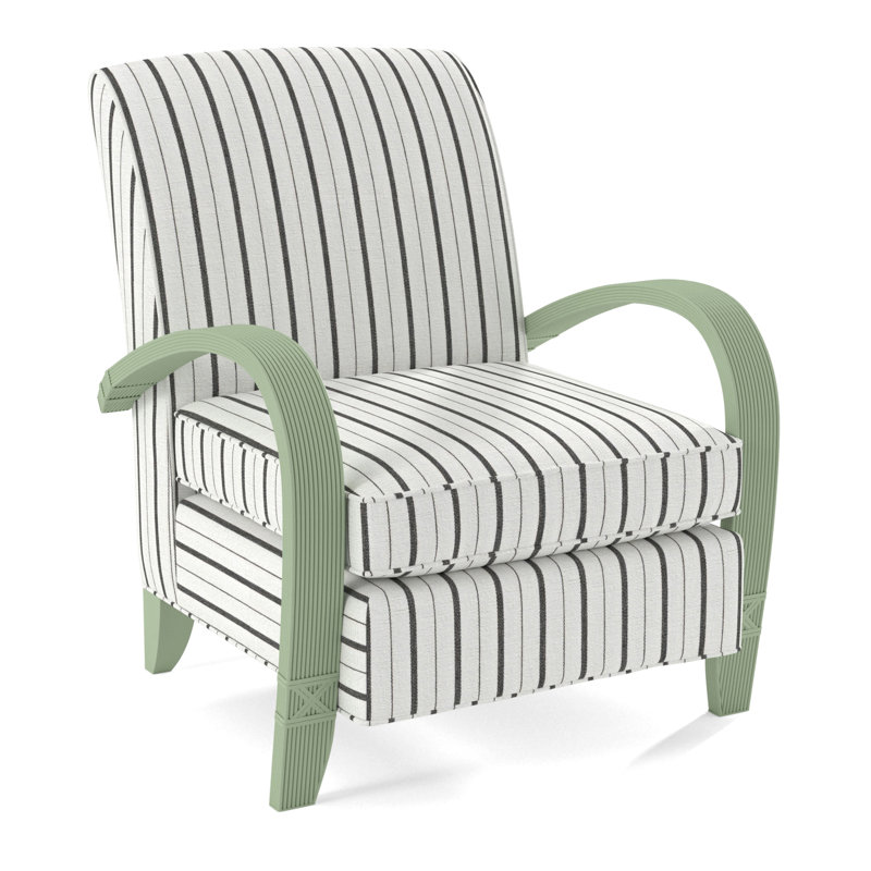 Fauteuil en polyester de 30 po de largeur Vero, Performance du sucre blanc; 0863-91, Céleri