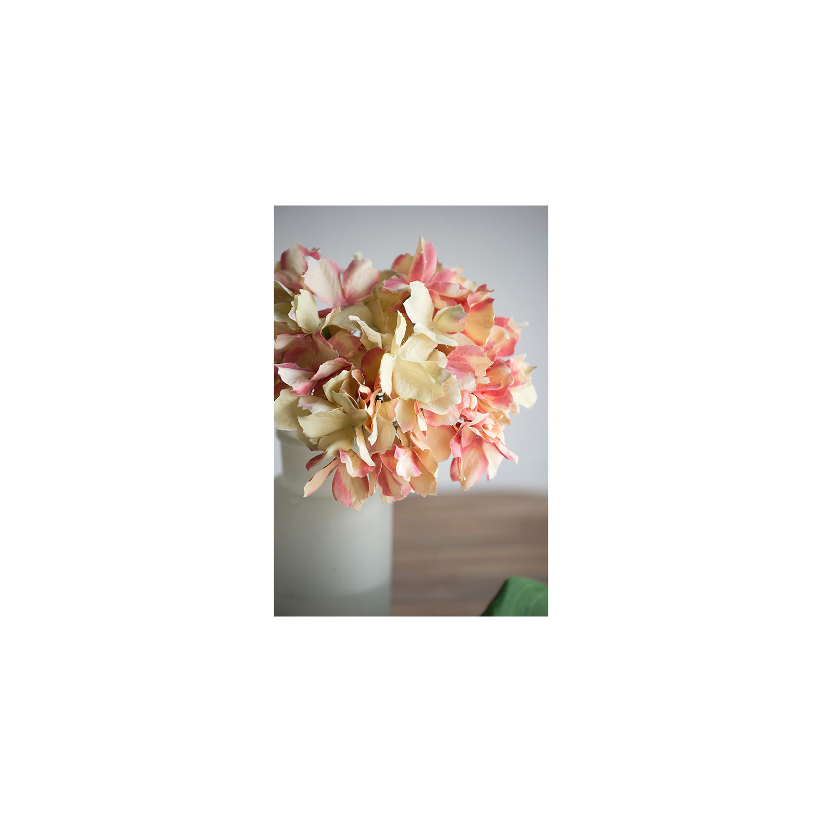 14" Almost-Real Hydrangea - Set of 12, Blush