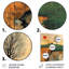 «Brun vert, automne, maison de campagne, coucher de soleil I - ferme, art mural salon-871643816-1034168800