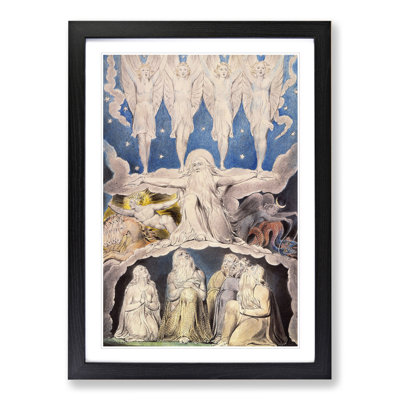 When the Morning Stars Sang Together Butts Set by William Blake - Picture Frame Painting