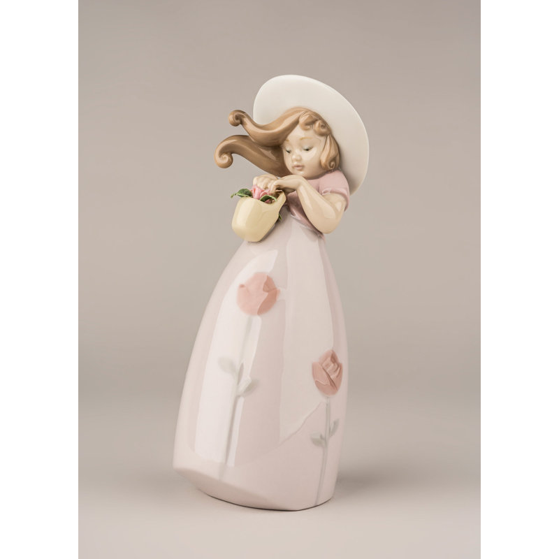 Little Rose Girl Figurine