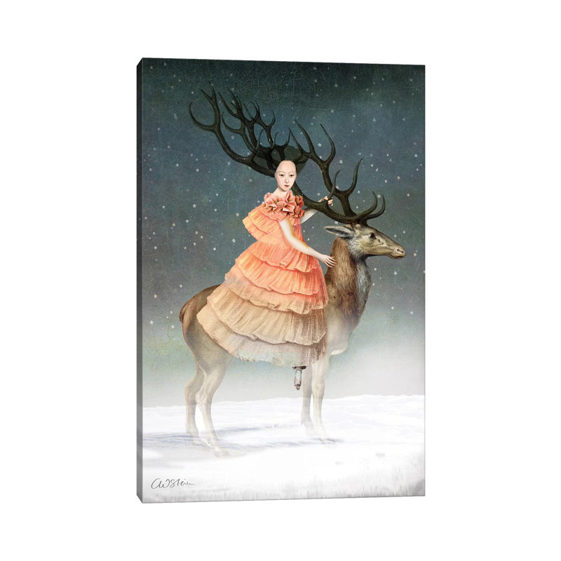 «My Dear Friend» par Catrin Welz-Stein - reproduction, H 12 po x l 8 po x P 0,75 po, Toile tendue, Pas de tapis