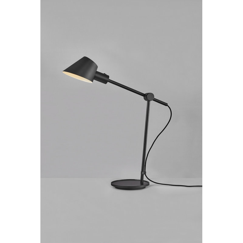 Adjustable Metal Desk Lamp, Black
