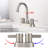 Bathroom faucet with 360 degree turn spout-110825937
