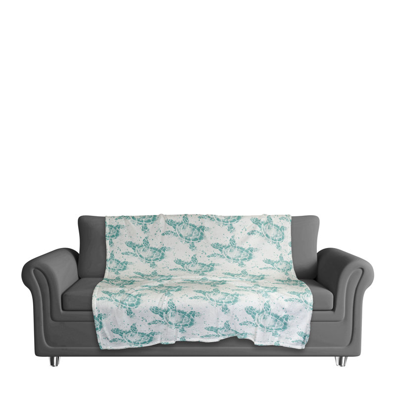 Hand Woven Throw Blanket, Teal