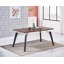 Paulus 4 Person Dining set - a Rectangular Extendable Dining Table with Metal Legs and a Set of 4 Quilted Ring Knocker Velvet Dining Chairs for Dining Room - Modern Dining Table Set-207554215-207554213