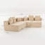 Canapé modulaire surdimensionné de 132 po en tissu Teddy-1074998506
