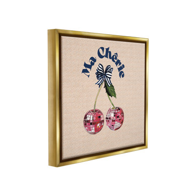 «Patterned Ma Cherie Floater Frame» par Amelia Noyes sur