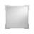 Glenview Glam Mirrored Square End Table - Matte Silver