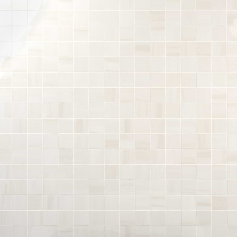 Minera 12x12 Matte Marble Look Mosaic Tile, Warm White