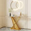 Console légère en métal de style luxueux.-129406845